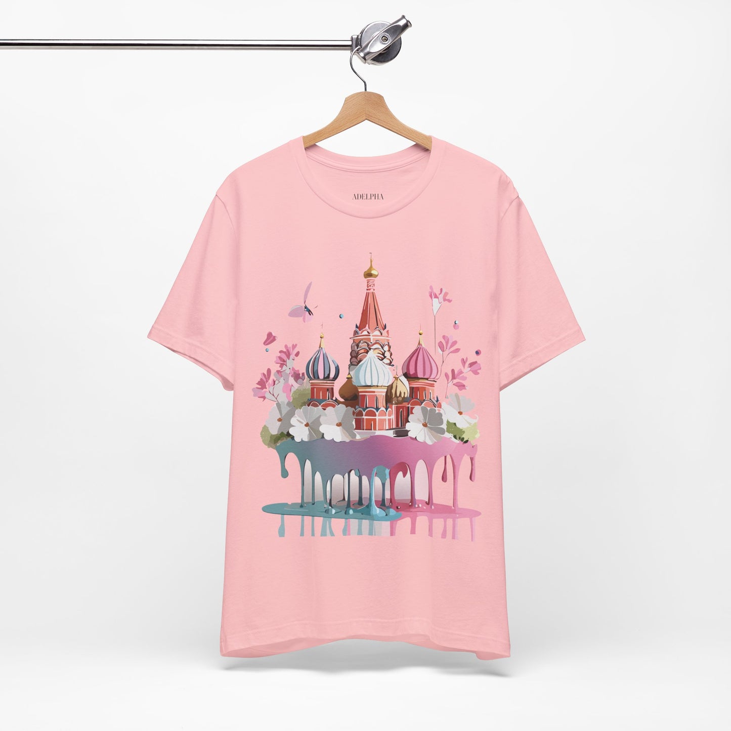 Natural Cotton Tee Shirt - Beautiful Places Collection - Moscow