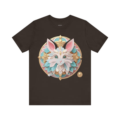 Natural Cotton Tee Shirt - Medallion Collection Printify
