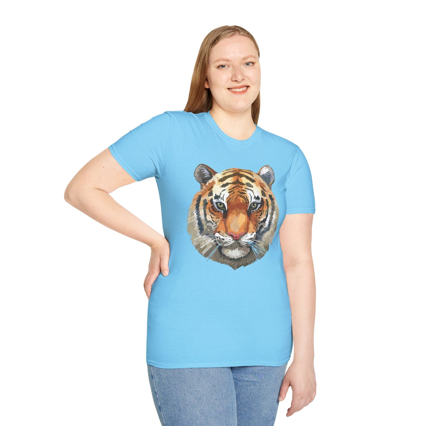 Tiger Shirt, Shirt with Tiger, Animal Tee, Shirt with Animals
