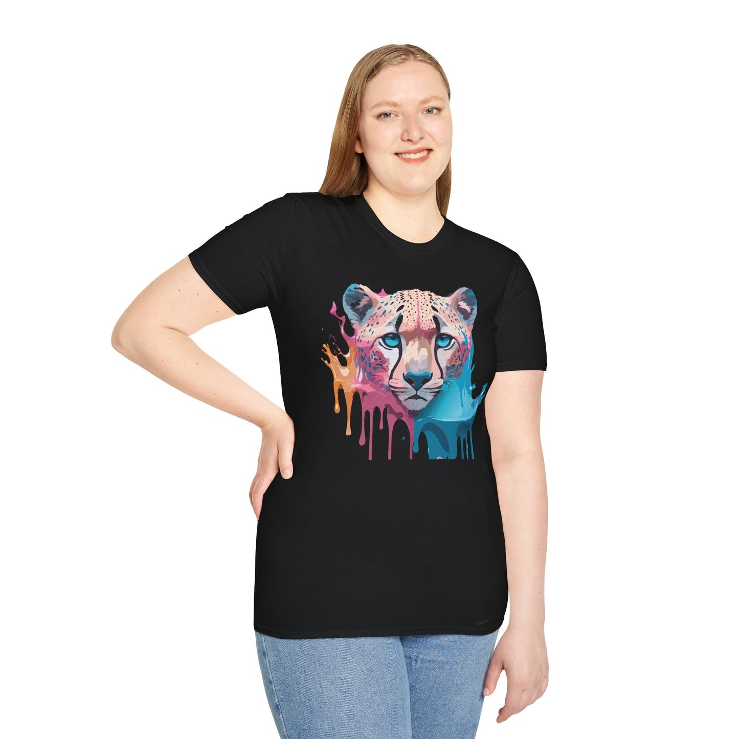 Cheetah Shirt, Shirt with Cheetah, Cheetah Tee, Shirt with Animals