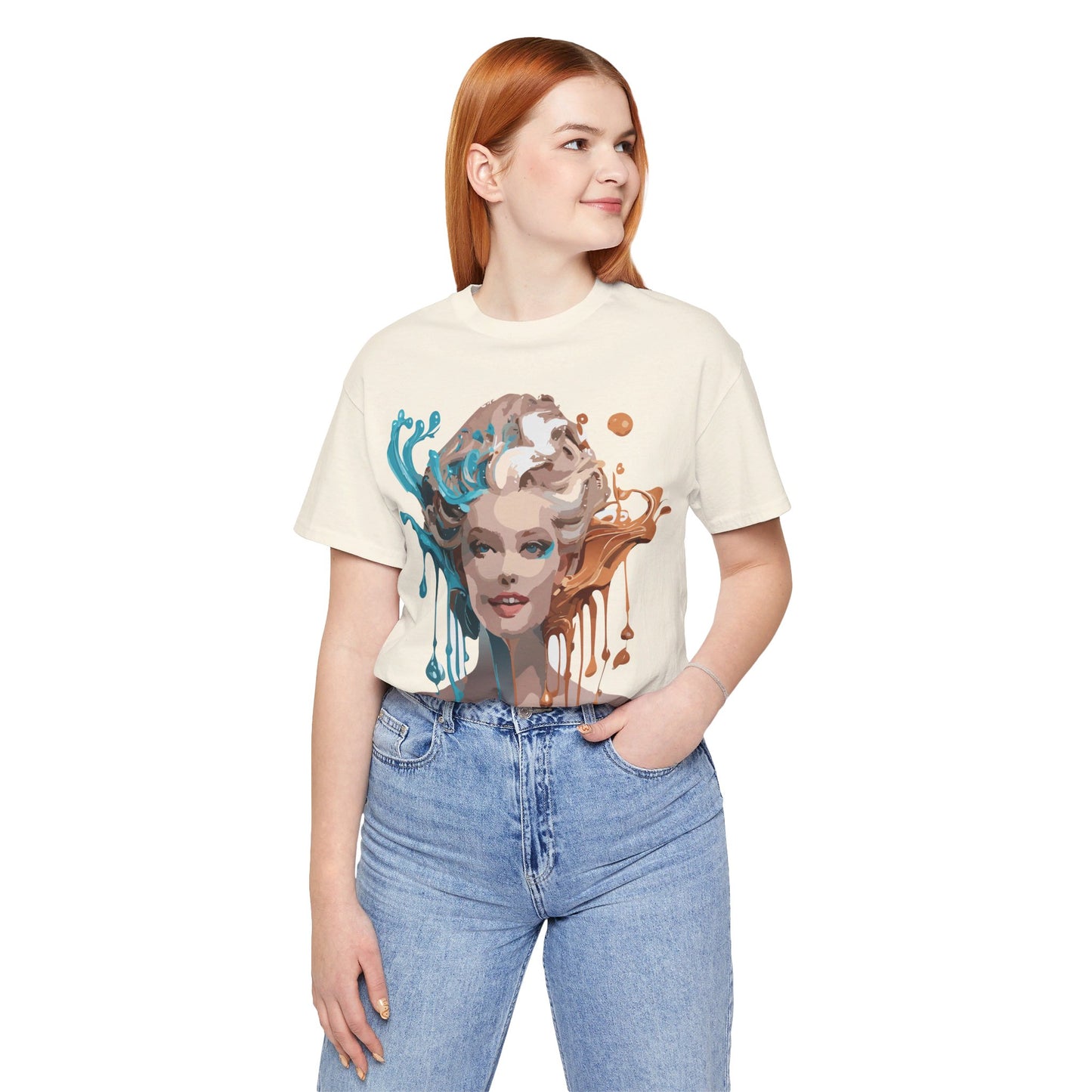 Natural Cotton Tee Shirt - Queen Collection