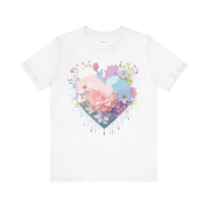 Natural Cotton Tee Shirt - Love story Collection Printify