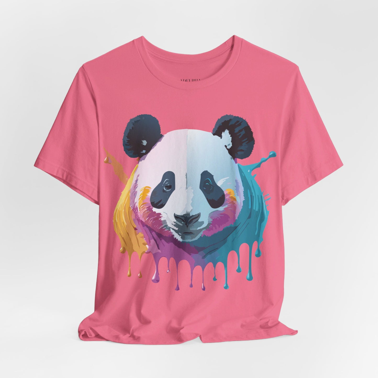 Natural Cotton Tee Shirt with Panda