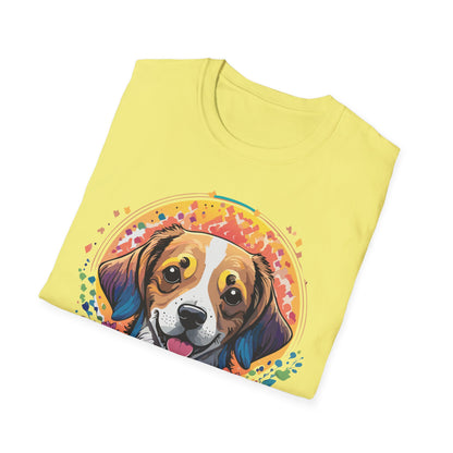 Dog Shirt Unisex Animal Tee Gildan 64000 Softstyle Ring Spun Cotton