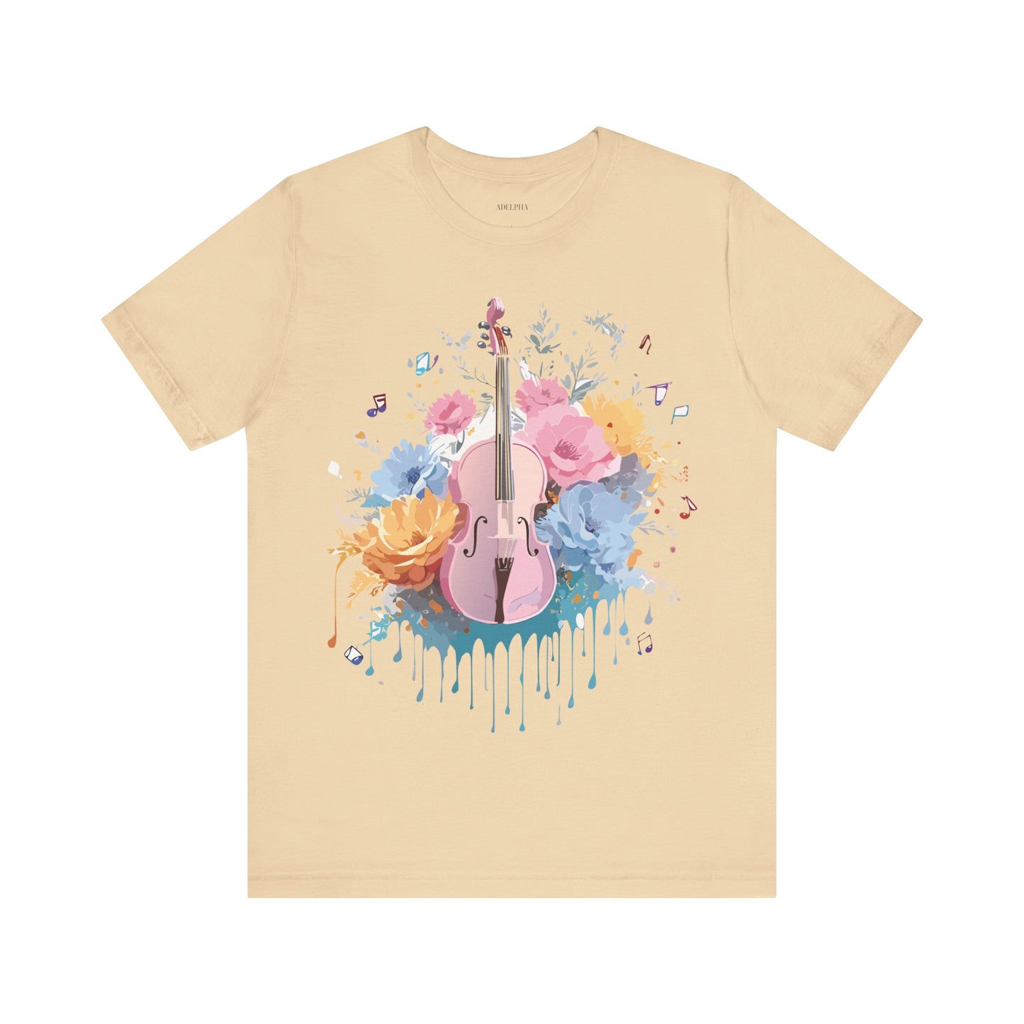 Natural Cotton Tee Shirt - Music collection