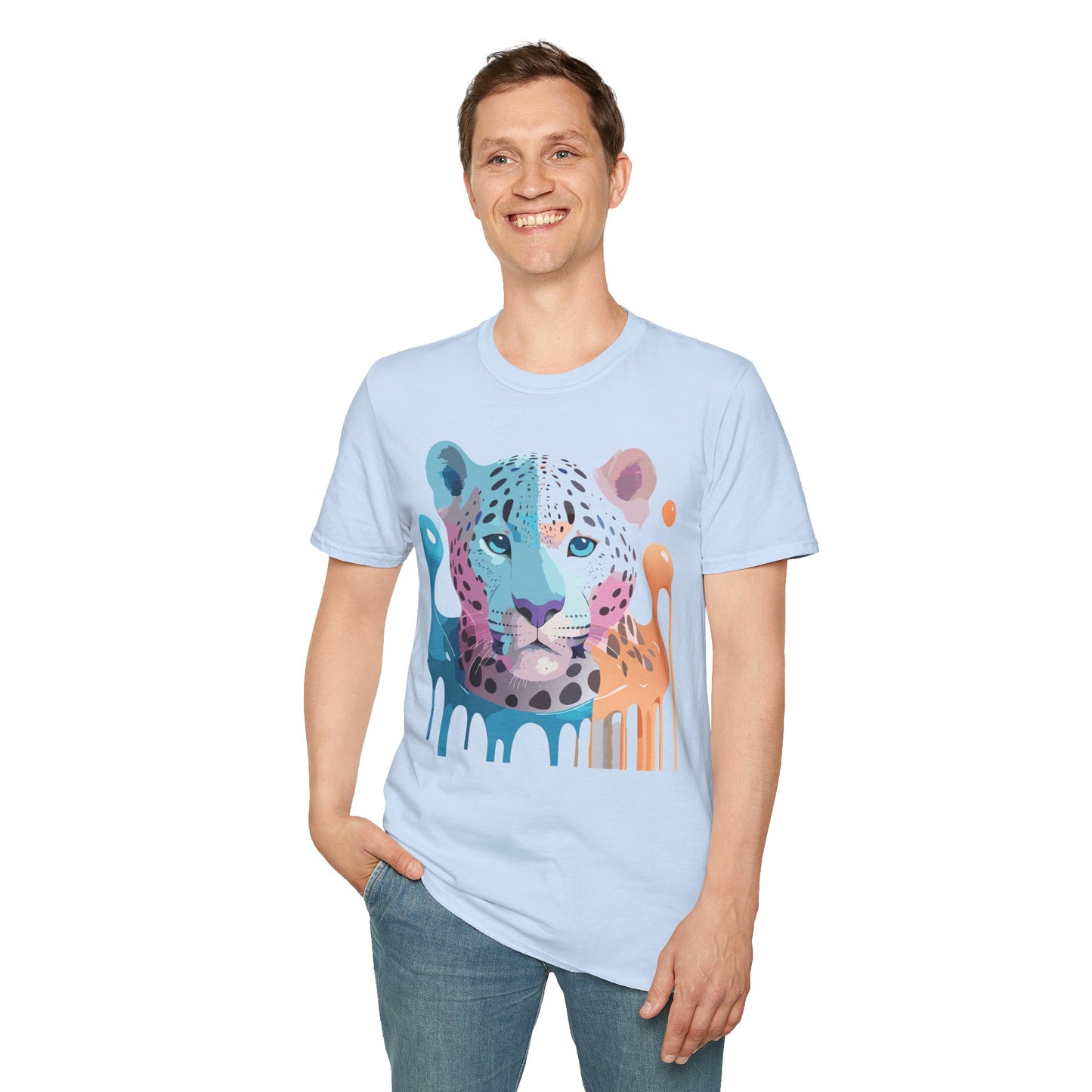 Cheetah Shirt, Shirt with Cheetah, Cheetah Tee, Shirt with Animals
