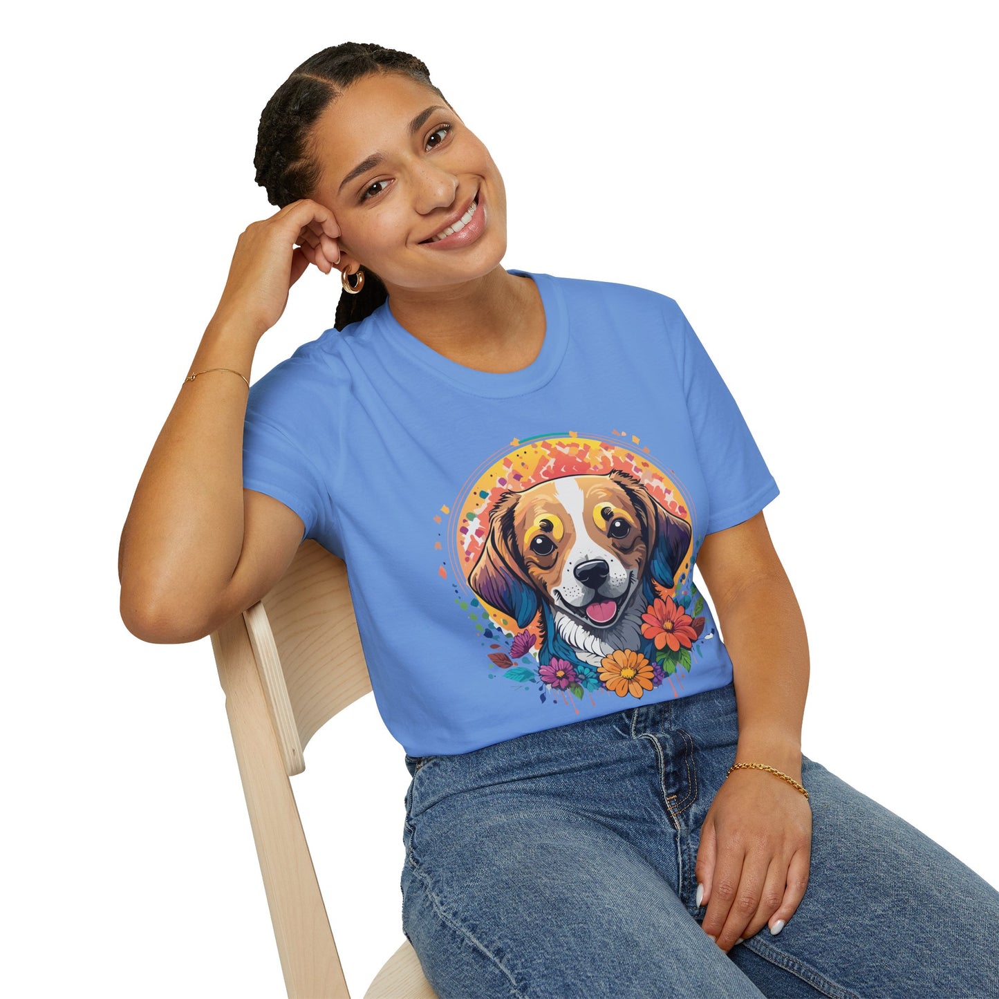 Dog Shirt, Shirt with Dog, Animal Tee, Shirt with Animals