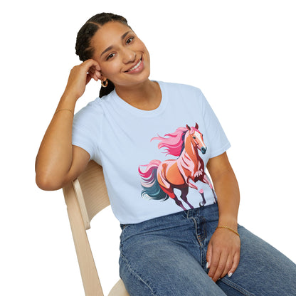 Horse Shirt Gildan Softstyle Tee Unisex 100 Percent Ring Spun Cotton