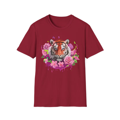Tiger Shirt Unisex Tee Gildan Softstyle 64000 Ring Spun Cotton
