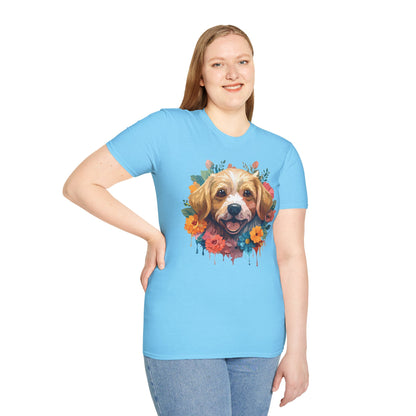 Dog Shirt Unisex Animal Tee Softstyle 64000 Gildan Cotton Tee