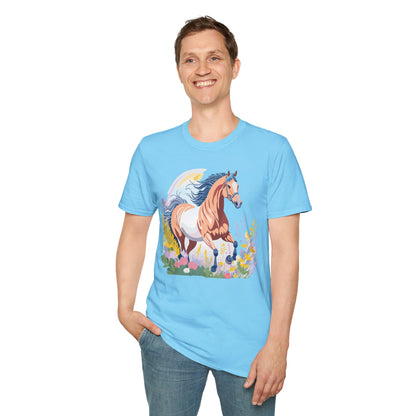 Horse Shirt Unisex Gildan Softstyle Tee 100 Ring Spun Cotton