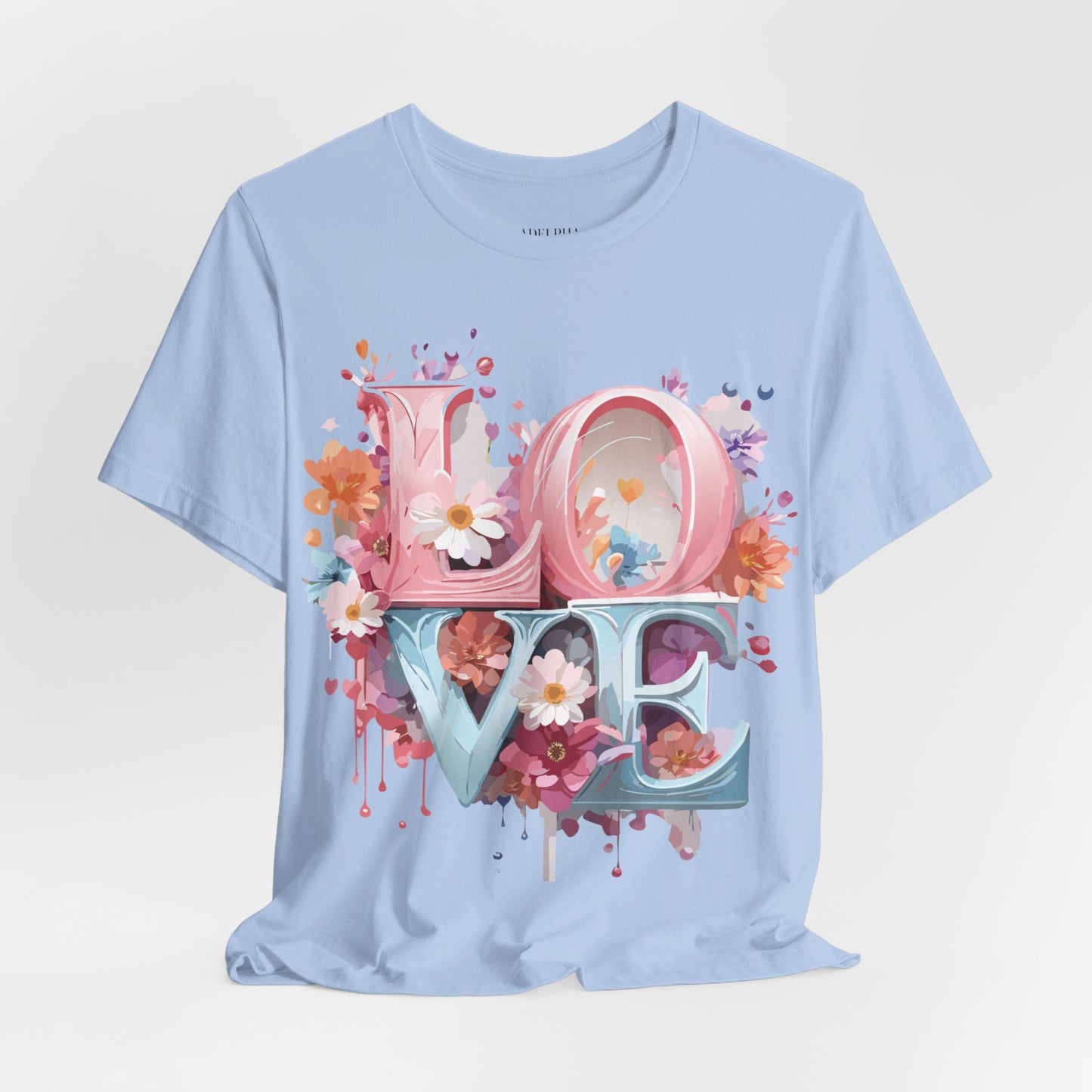 T-Shirt aus natürlicher Baumwolle – Love Story-Kollektion