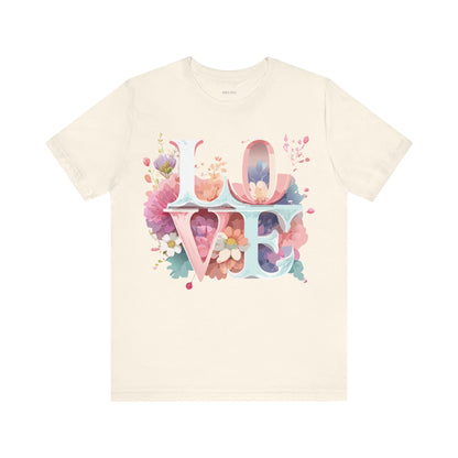 Natural Cotton Tee Shirt - Love story Collection Printify