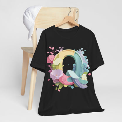 Letter Shirt, Letter Q Shirt - ADELPHA
