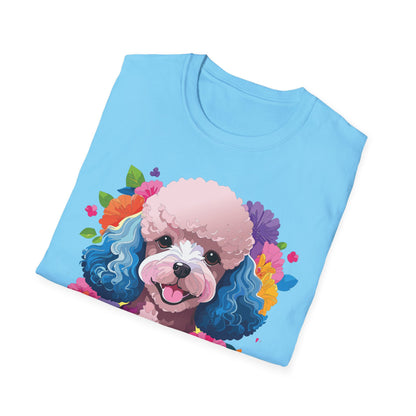 Unisex Dog Shirt Softstyle Tee 100 Percent Cotton Animal Print