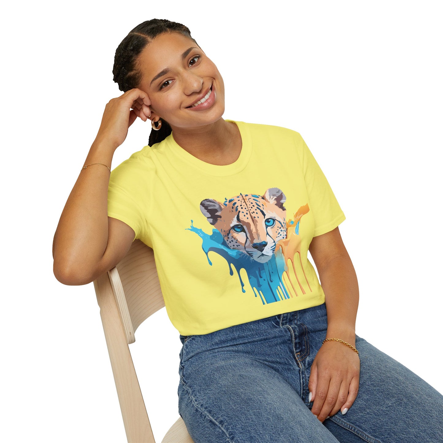 Cheetah Shirt, Shirt with Cheetah, Cheetah Tee, Shirt with Animals