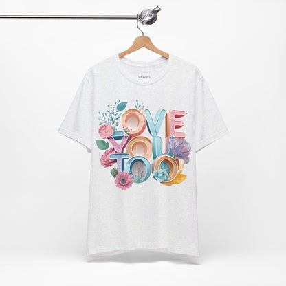 Natural Cotton Tee Shirt - Love story Collection Printify