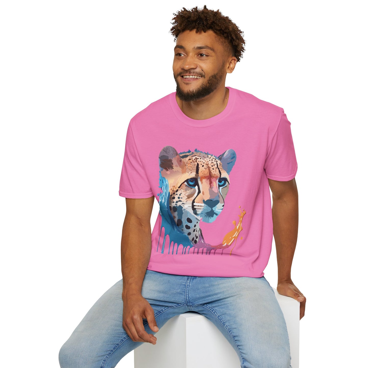 Cheetah Shirt, Shirt with Cheetah, Cheetah Tee, Shirt with Animals