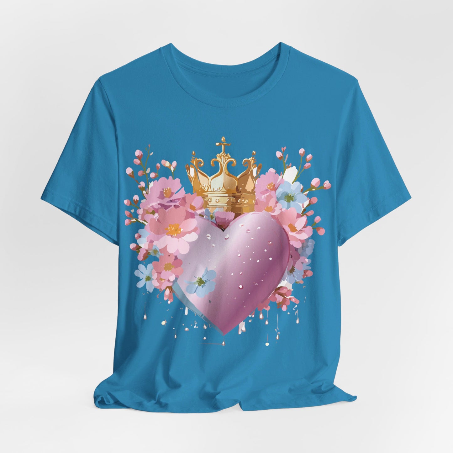 T-Shirt aus natürlicher Baumwolle – Love Story Collection