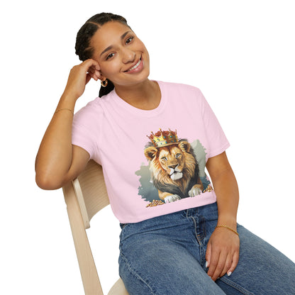Lion Shirt Unisex Animal Tee Gildan Softstyle 64000 Comfort Fit