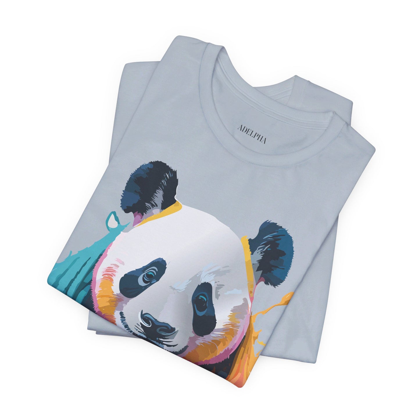 T-Shirt aus natürlicher Baumwolle mit Panda