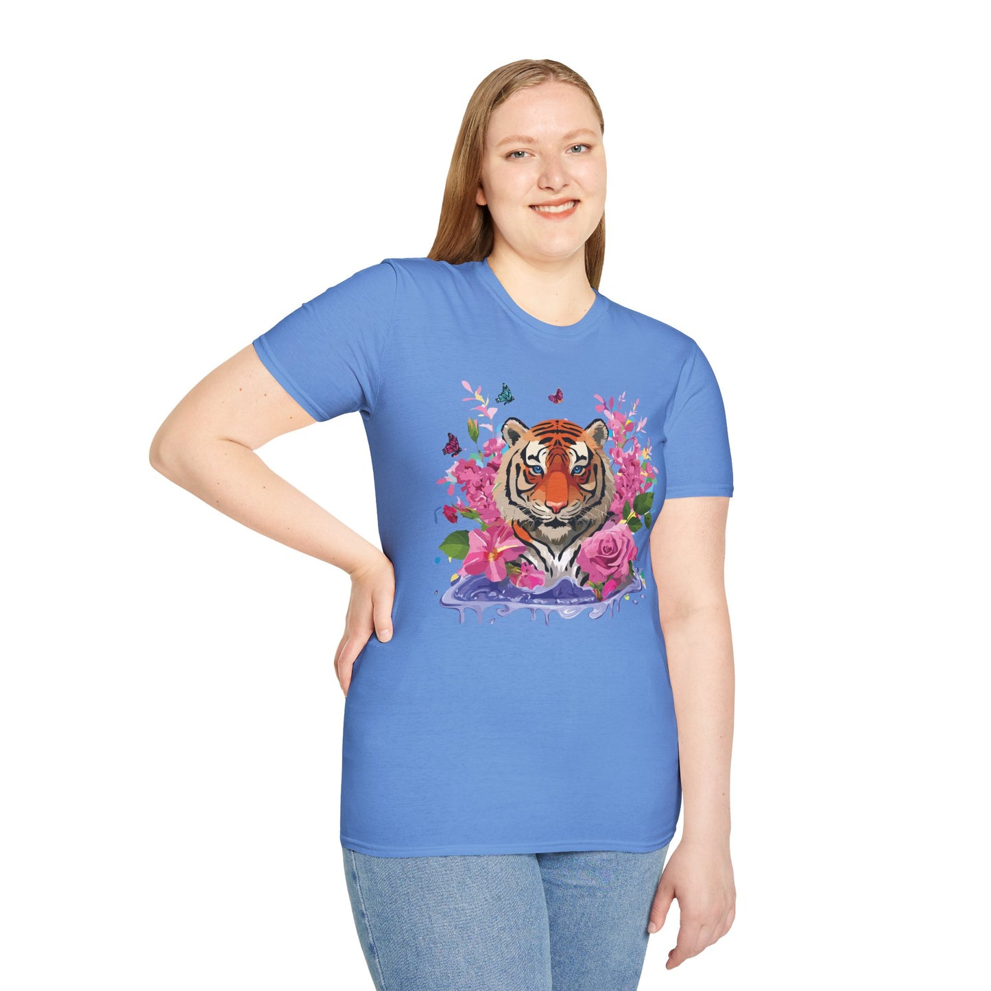 Tiger Shirt, Shirt with Tiger, Animal Tee, Shirt with Animals