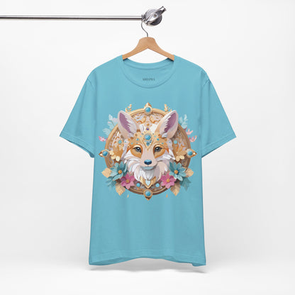 Natural Cotton Tee Shirt - Medallion Collection Printify