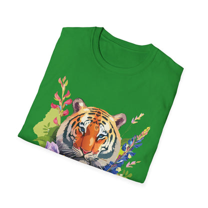 Tiger Shirt Unisex Gildan Softstyle Tee 100 Percent Ring Spun Cotton