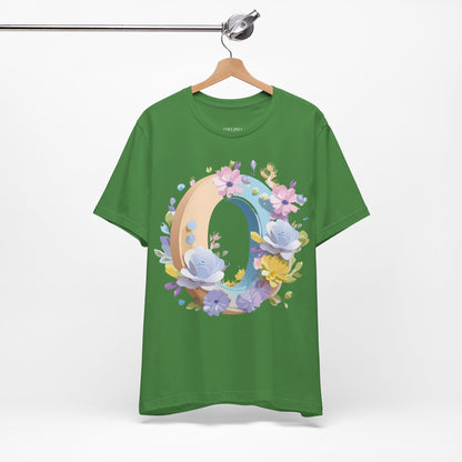Natural Cotton Tee Shirt - Letters Collection - O Printify