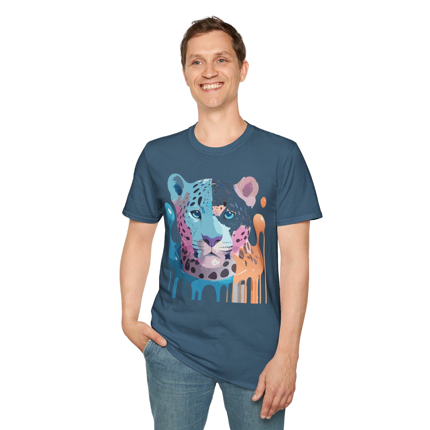 Cheetah Shirt, Shirt with Cheetah, Cheetah Tee, Shirt with Animals