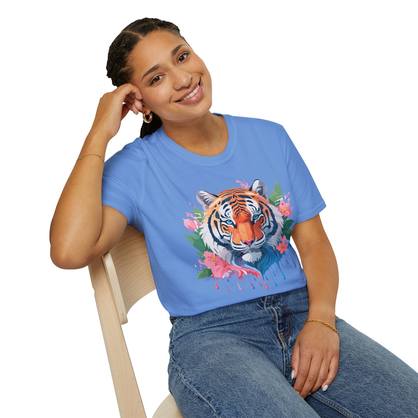 Tiger Shirt, Shirt with Tiger, Animal Tee, Shirt with Animals