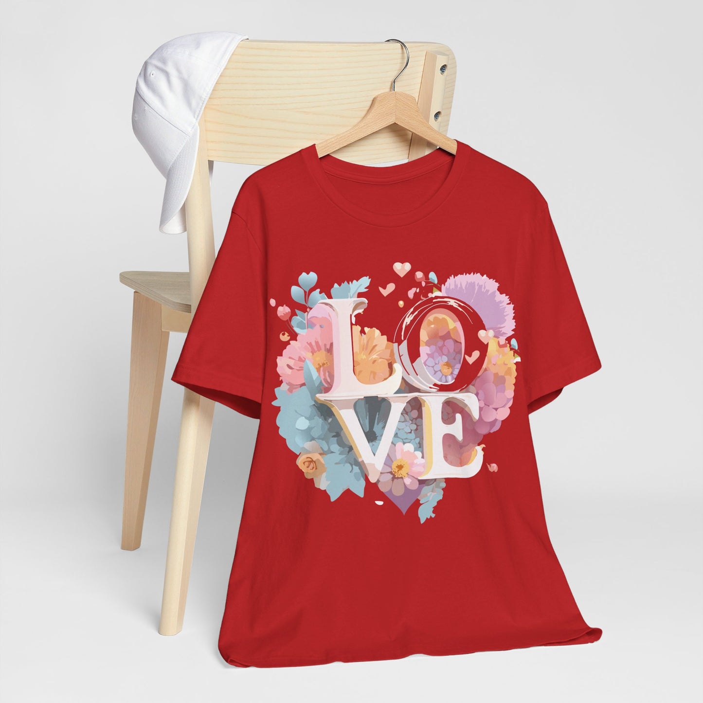 T-Shirt aus natürlicher Baumwolle – Love Story Collection