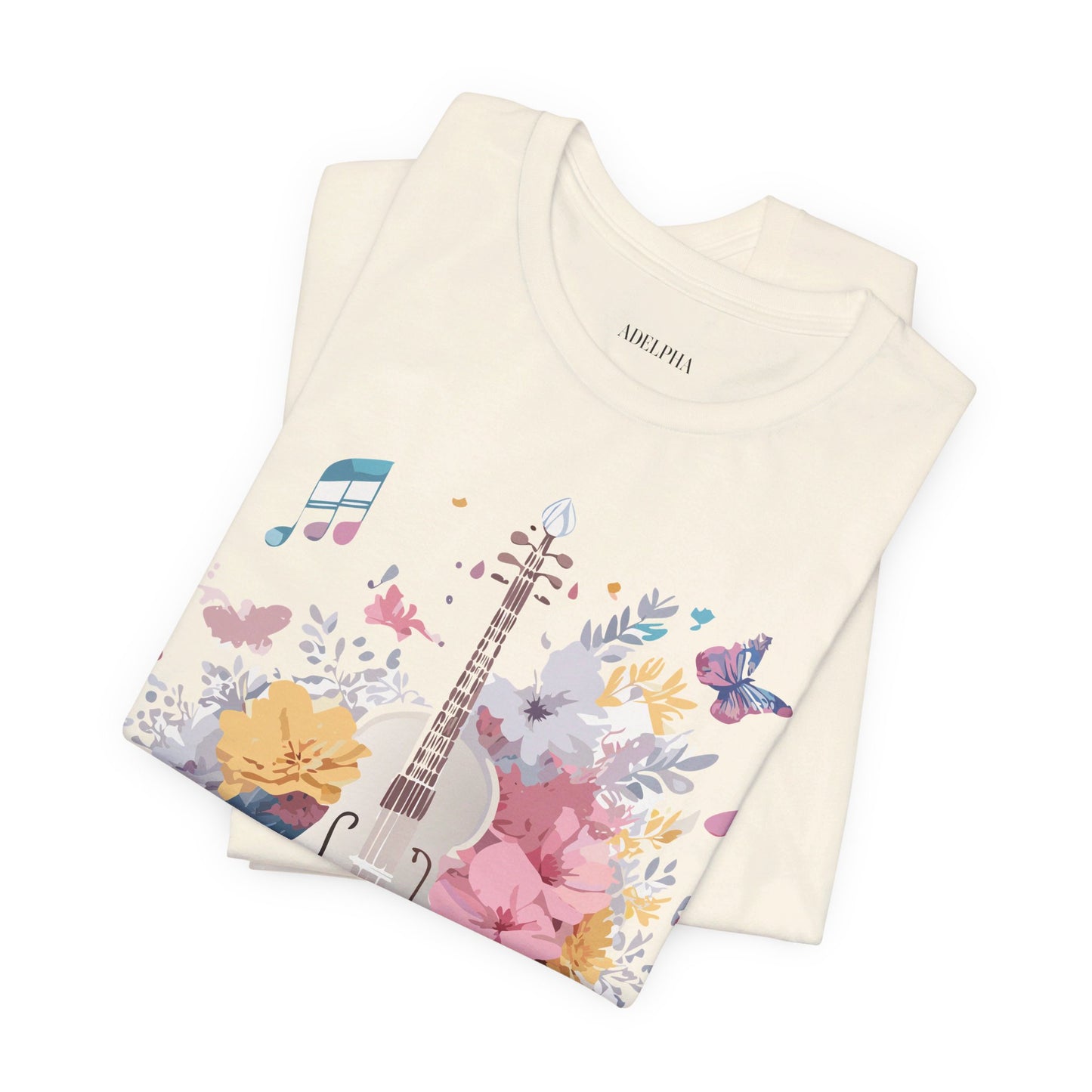 Natural Cotton Tee Shirt - Music collection