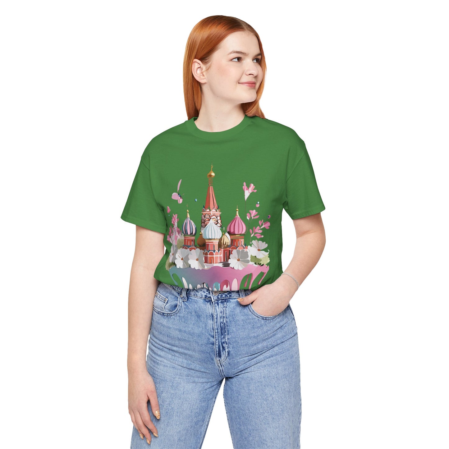 Natural Cotton Tee Shirt - Beautiful Places Collection - Moscow