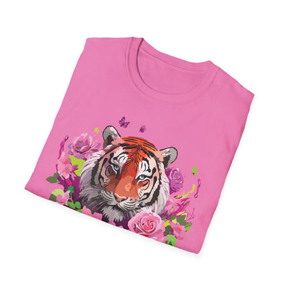 Tiger Shirt Unisex Tee Gildan Softstyle 64000 Ring Spun Cotton