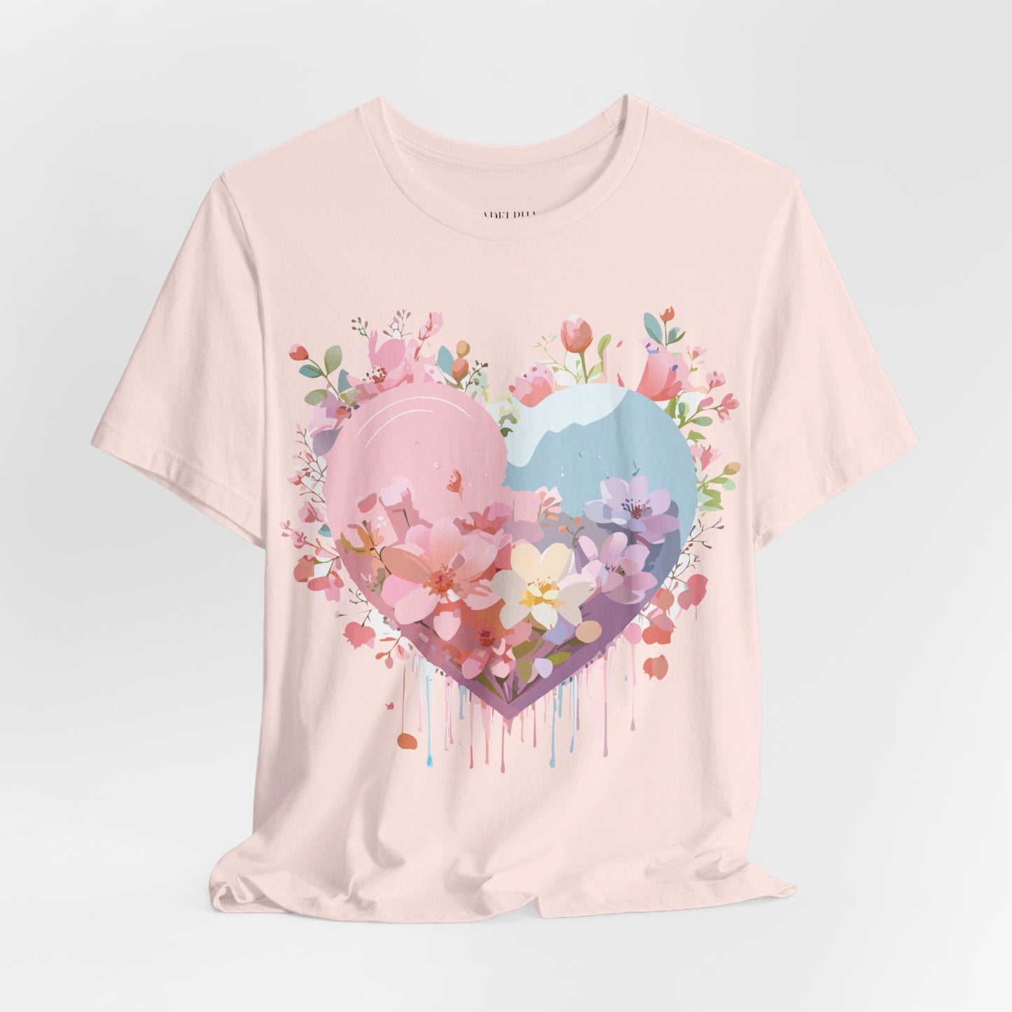 T-shirt en coton naturel - Collection Love story