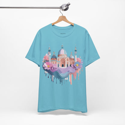 Natural Cotton Tee Shirt - Beautiful Places Collection - Venice Printify