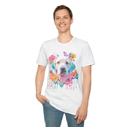 Dog Shirt Unisex Animal Tee Softstyle Gildan 64000 Short Sleeve Tee