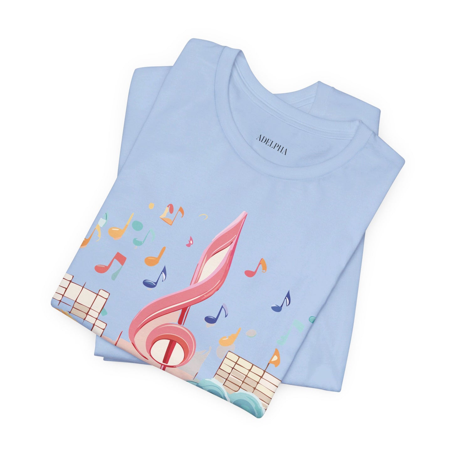 T-shirt en coton naturel - Collection Musique