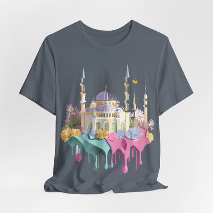 Natural Cotton Tee Shirt - Istanbul, Turkey Printify