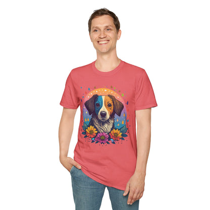Dog Shirt Unisex Softstyle Tee 100 Percent Cotton Gildan 64000