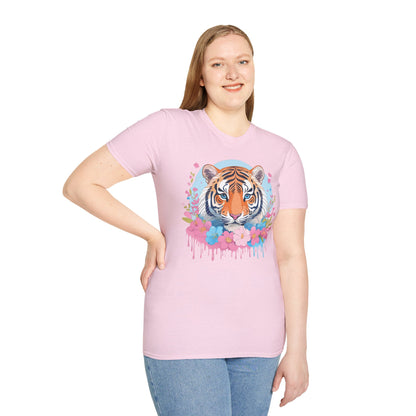 Tiger Shirt Unisex Softstyle T Shirt Gildan 64000 Animal Tee