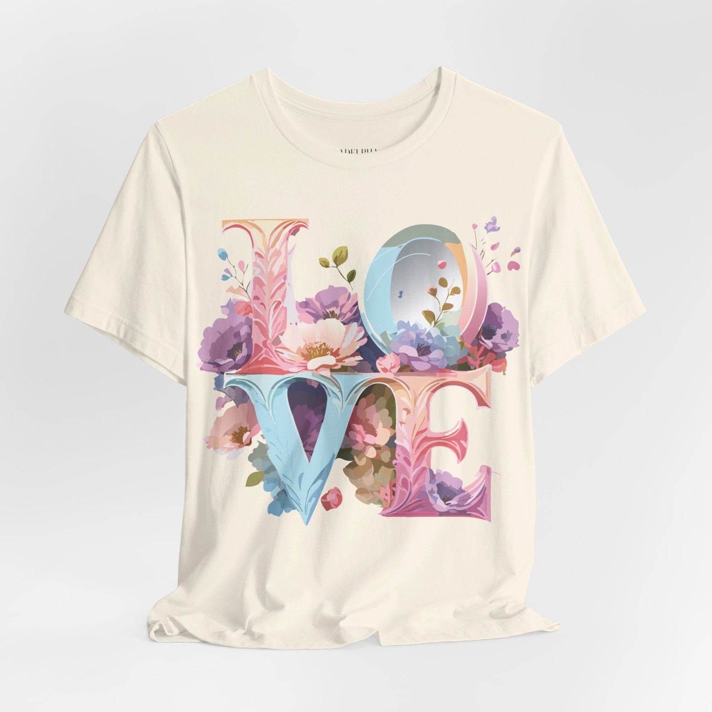 T-shirt en coton naturel - Collection Love story