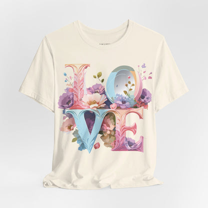 Natural Cotton Tee Shirt - Love story Collection Printify