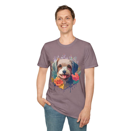 Dog Shirt Unisex Animal Tee Gildan Softstyle 64000 Short Sleeve Tee