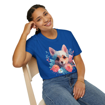 Dog Shirt Unisex Animal Print Tee With Cute Dog Designs And Comfort