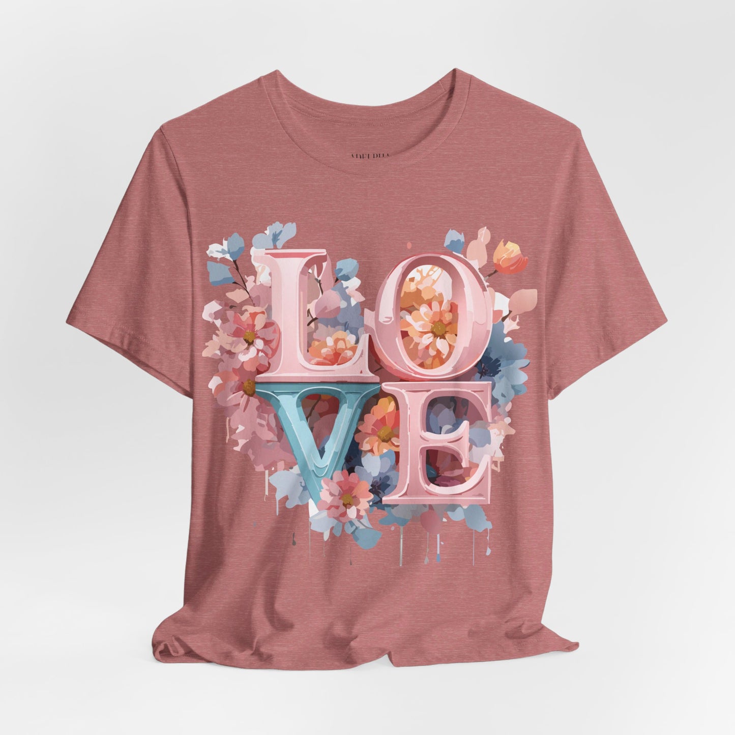 T-Shirt aus natürlicher Baumwolle – Love Story-Kollektion