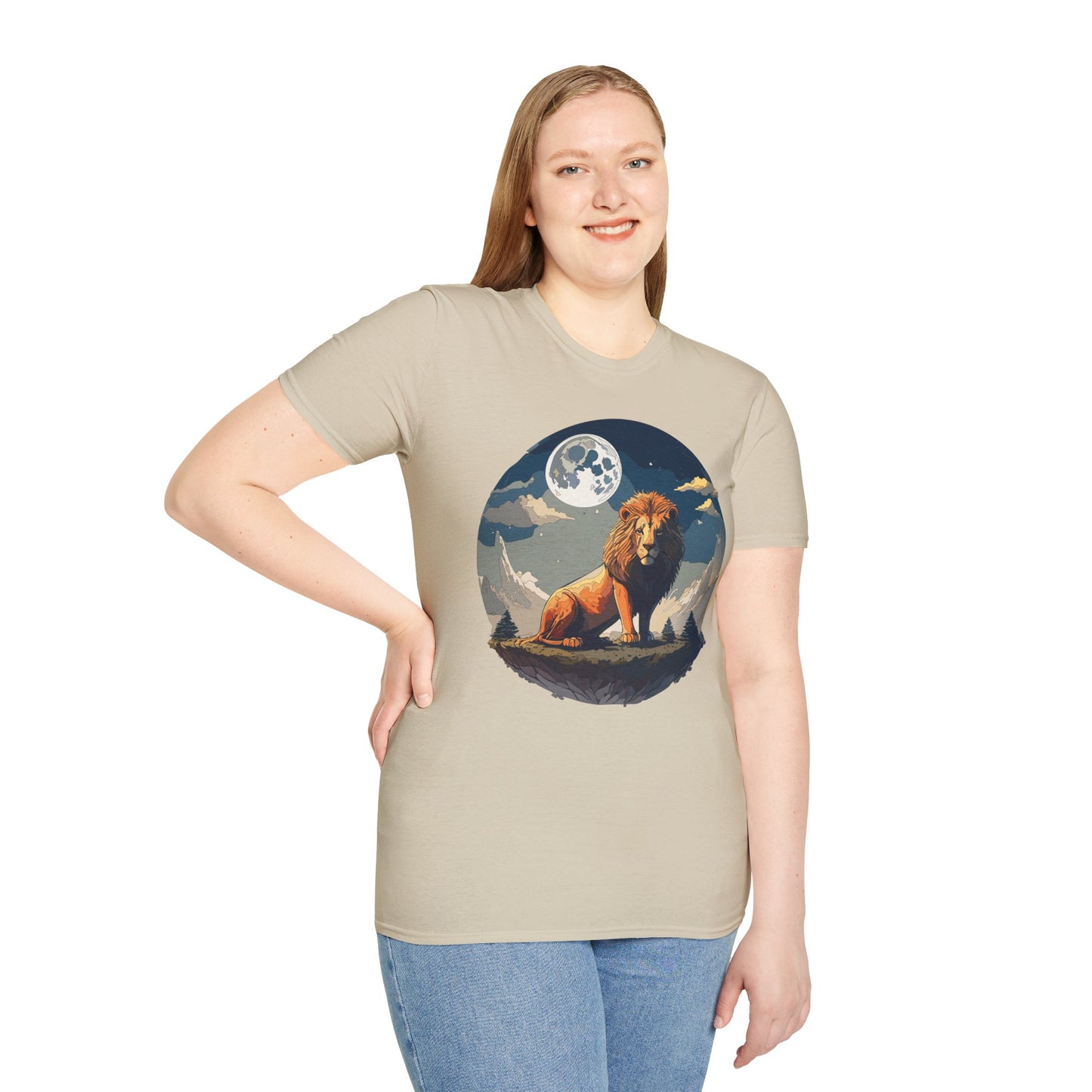 Lion Shirt, Shirt with Lion, Animal Tee, Shirt with Animals