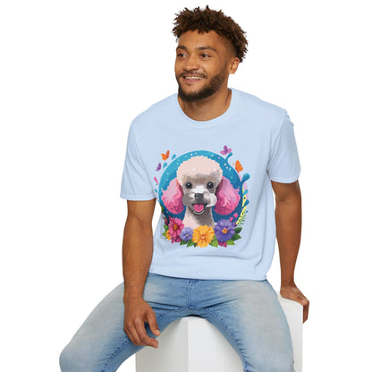 Dog Shirt With Animals Unisex Softstyle Tee 100 Percent Cotton Gildan 64000