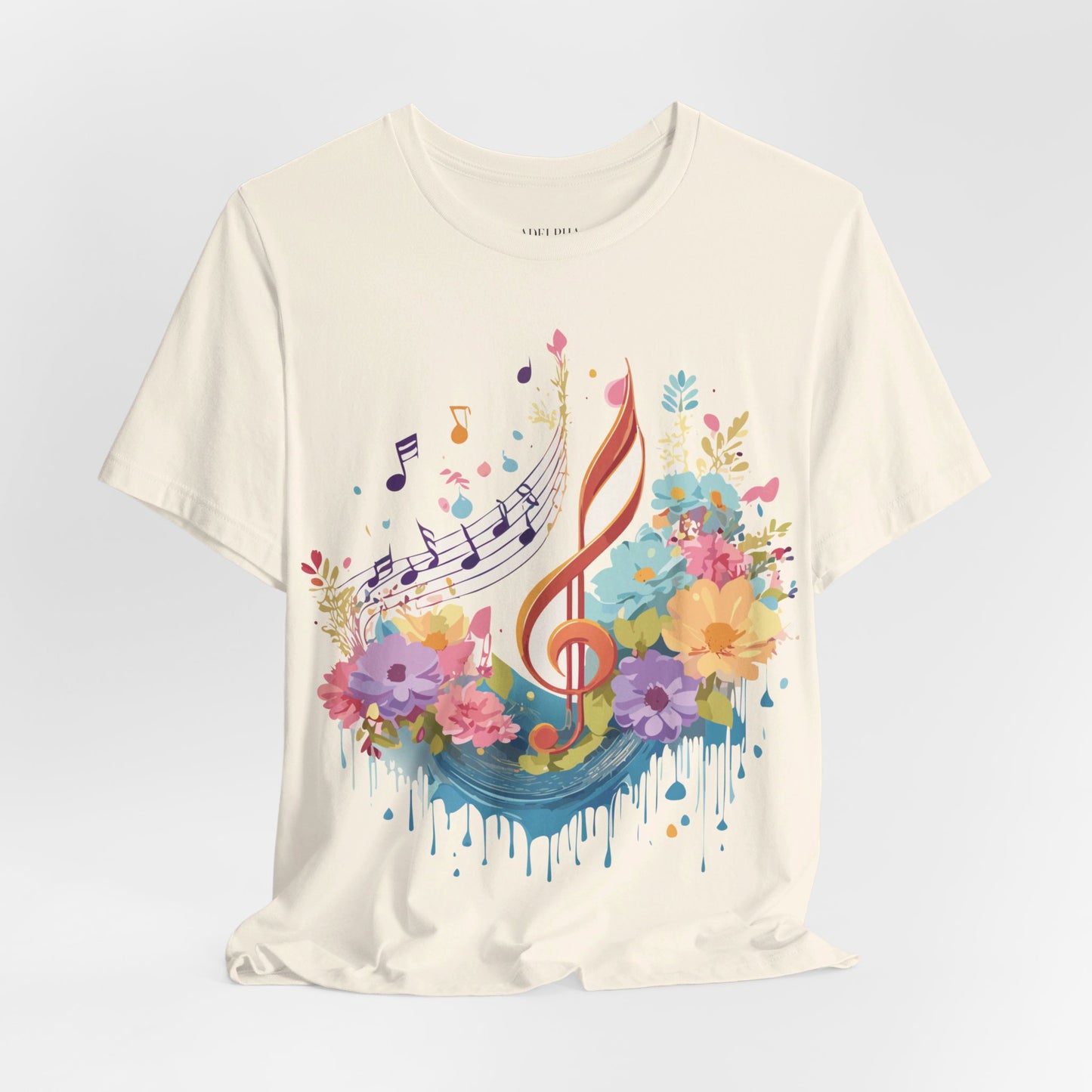 T-shirt en coton naturel - Collection Musique